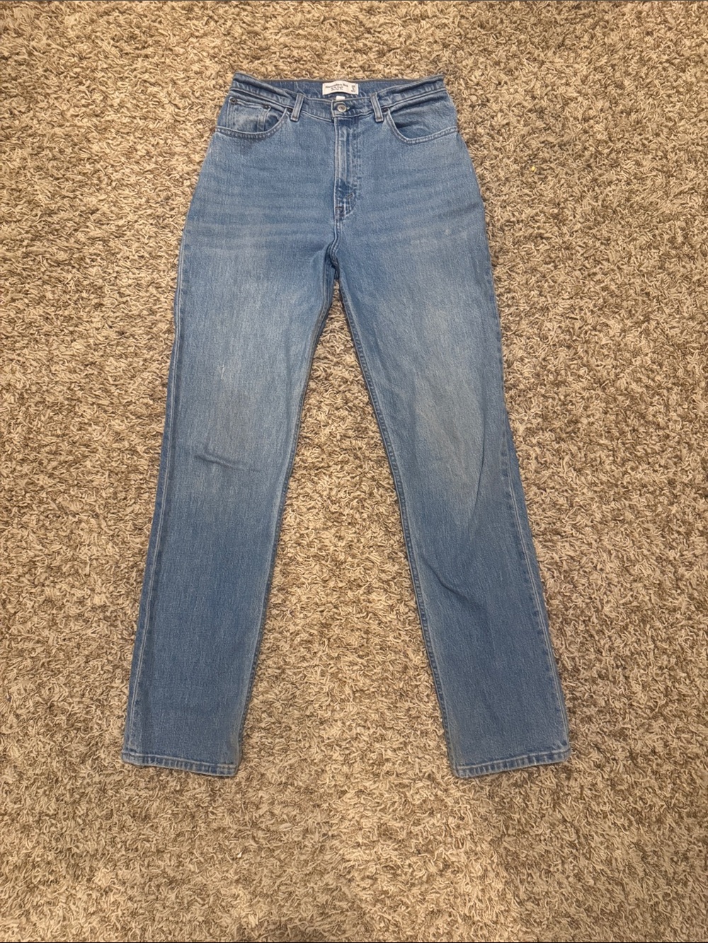 Abercrombie 90s straight ultra high rise